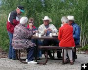 Buffalo Burger Lunch. Photo by Pinedale Online.