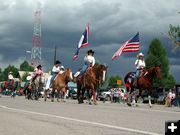 Flag Bearers. Photo by Pinedale Online.