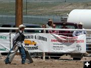 Cowboy on the Ground. Photo by Pinedale Online.