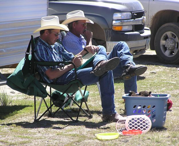 Keeping Records. Photo by Pinedale Online.