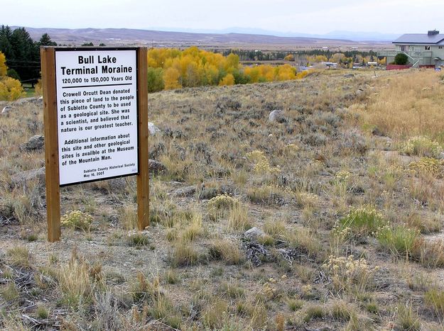 Terminal Moraine. Photo by Pinedale Online.