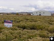 Land near the ice arena. Photo by Pinedale Online.