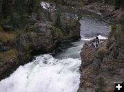 Up close falls view. Photo by Pinedale Online.