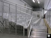 New bleachers. Photo by Pinedale Online.