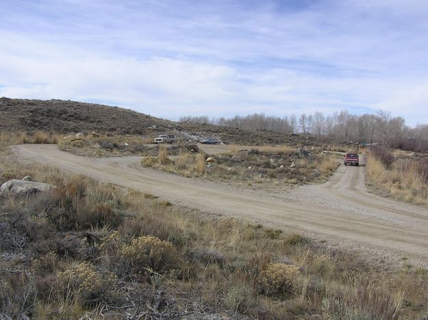 Plenty of parking. Photo by Pinedale Online.