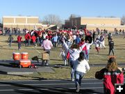 Surging the field. Photo by Pinedale Online.