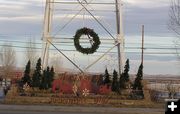 Drill Rig Holiday Trim. Photo by Dawn Ballou.