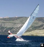 Great lake for sailing. Photo by Pinedale Online.