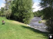 Pine Creek. Photo by Dawn Ballou, Pinedale Online.