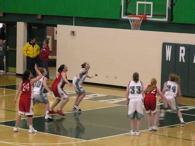 Ladies Basketball. Photo by Pinedale Online.