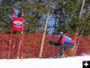 Skiing fast. Photo by Pinedale Online.