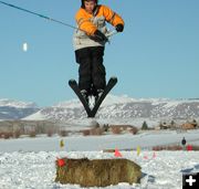 Airborne Ski Jorer. Photo by Clint Gilchrist, Pinedale Online.