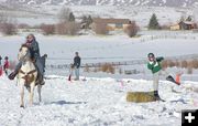 Made the turn. Photo by Dawn Ballou, Pinedale Online.