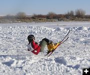 Took a Bounce. Photo by Dawn Ballou, Pinedale Online.