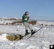 Nailed the Landing. Photo by Dawn Ballou, Pinedale Online.