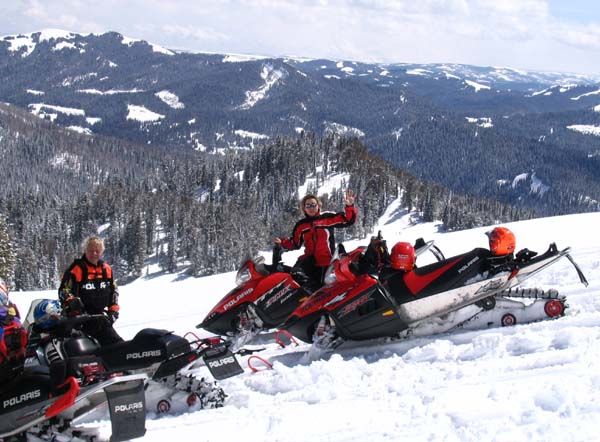 April 29 Sledding. Photo by Debbee Woyciesjes.