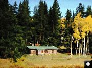 Rustic Getaway Cabin. Photo by Bridger Wilderness Outfitters.