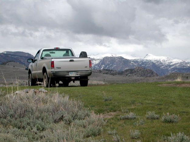 Green Grass, White Tops. Photo by Pinedale Online.