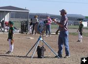 Pitching Machine. Photo by Pinedale Online.