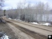 New Fork Lake road. Photo by Pinedale Online.