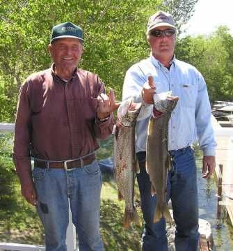 Norm and Dave Pape. Photo by Bill Boender.