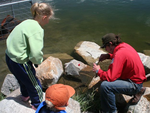 First Fish. Photo by Pinedale Online.