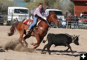 Team Roping. Photo by Pinedale Online.