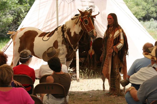 Michael Terry & Apache. Photo by Pinedale Online.