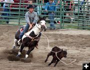 Calf Roping. Photo by Pinedale Online.