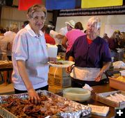 Food Line. Photo by Pinedale Online.