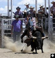 Bull Riding. Photo by Pinedale Online.