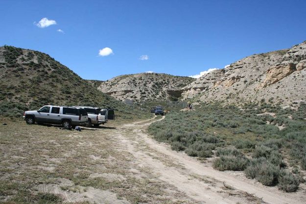 Wardell Buffalo Trap Site. Photo by Pinedale Online.