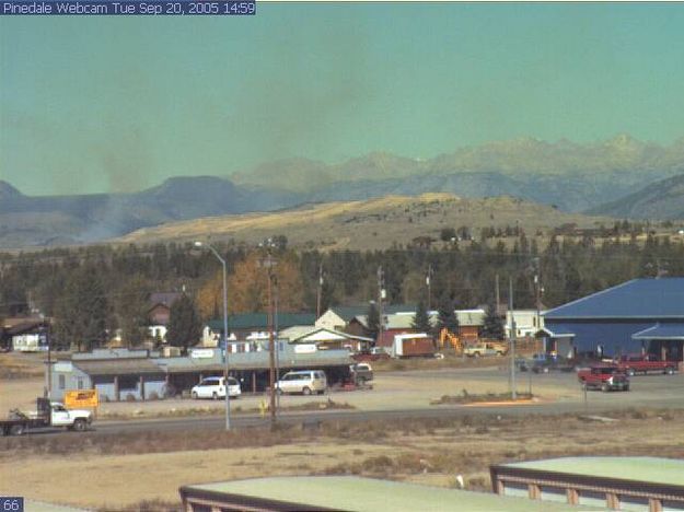 3 PM Tuesday. Photo by Pinedale Webcam.