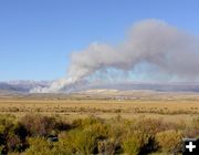 Fall Burning. Photo by Dawn Ballou, Pinedale Online.