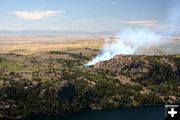 Soda Lake burn. Photo by Clint Gilchrist, Pinedale Online.