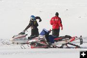 Dead Snowmobile. Photo by Pinedale Online.