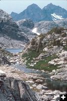 Rugged Wilderness Mountains. Photo by Bridger Wilderness Outfitters.