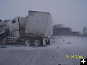 I-80 Crash. Photo by Wyoming Highway Patrol.