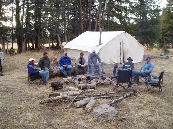 Hunting Camp. Photo by Black Diamond Outfitting.