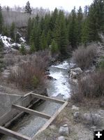 New Fork Spillway. Photo by Dawn Ballou, Pinedale Online.