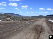 Road at Whiskey Grove. Photo by Dawn Ballou, Pinedale Online.