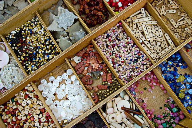 Beads & Buttons. Photo by Tara Bolgiano, Blushing Crow Photography.