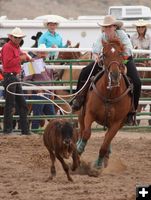 Breakaway Roping. Photo by Clint Gilchrist, Pinedale Online.