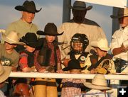 Calf Riders. Photo by Clint Gilchrist, Pinedale Online.