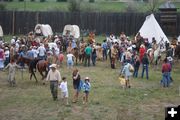 Meeting the Cast. Photo by Clint Gilchrist, Pinedale Online.