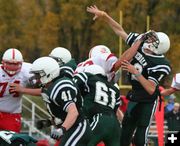 Pass Rush. Photo by Clint Gilchrist, Pinedale Online.