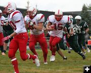 Final Touchdown. Photo by Clint Gilchrist, Pinedale Online.