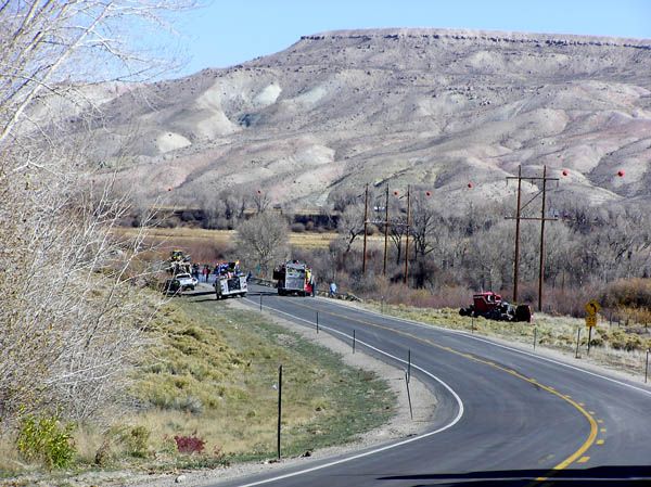 Bridge approach. Photo by Dawn Ballou, Pinedale Online.