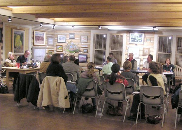 Candidate Forum. Photo by Dawn Ballou, Pinedale Online.