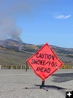 Smoke and fog. Photo by Dawn Ballou, Pinedale Online.